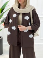 شومیز یقه‌دار ابر
