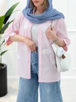 شومیز یقه‌دار ابر - تصویر 6