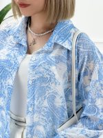 شومیز مانتویی طرحدار - تصویر 5