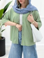 شومیز مانتو اطلس - تصویر 6
