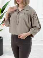 شومیز مانتویی جلو بسته - تصویر 8