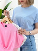 تیشرت کراپ جلو گره