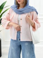 شومیز دو جیب حصیری - تصویر 5