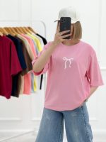 تیشرت دخترانه پاپیونی ماهرخ - تصویر 3