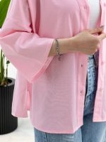 شومیز مانتویی بغل چاک سوگند - تصویر 5