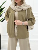 شومیز جلو دکمه آیدا - تصویر 9