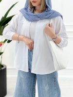 شومیز جلو دکمه آیدا - تصویر 6