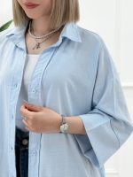 شومیز مانتویی آهو - تصویر 7