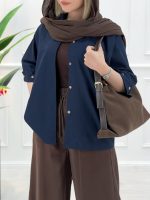 شومیز مانتویی مینا - تصویر 10