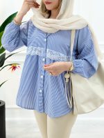 شومیز گیپور راه راه