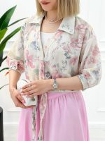 شومیز جلوگره آبرنگی - تصویر 9