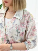 شومیز جلوگره آبرنگی - تصویر 10