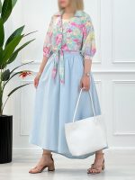شومیز جلوگره آبرنگی - تصویر 8