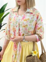 شومیز جلوگره آبرنگی - تصویر 15