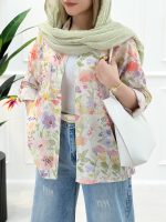 شومیز مانتویی آدلیا - تصویر 8