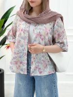 شومیز مانتویی آرام - تصویر 4