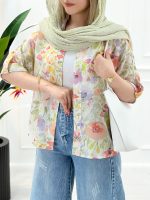 شومیز مانتویی آرام - تصویر 8