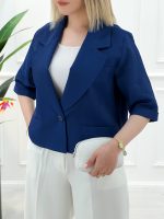 کراپ کت یقه انگلیسی - تصویر 2