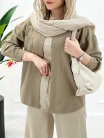 شومیز جلو دکمه آیدا - تصویر 3