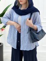 شومیز مانتویی ریحانا - تصویر 9