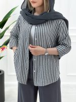 شومیز مانتویی ریحانا - تصویر 15