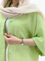 شومیز مانتویی شانتون - تصویر 3
