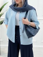 شومیز مانتویی مینا - تصویر 2