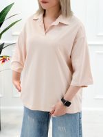تیشرت یقه‌دار مژگان - تصویر 6