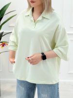 تیشرت یقه‌دار مژگان - تصویر 5