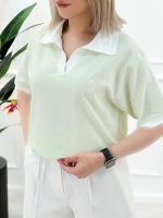 تیشرت یقه‌دار مهرسا - تصویر 5