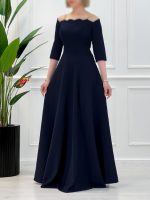 ماکسی مجلسی زنانه سرشانه زنجیری